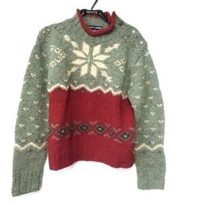 Rare Ralph Lauren Hand Knit wool Sweater